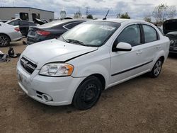 Salvage cars for sale at Elgin, IL auction: 2011 Chevrolet Aveo LT