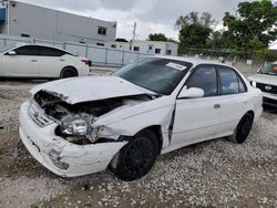 Salvage cars for sale at Opa Locka, FL auction: 2001 Toyota Corolla CE