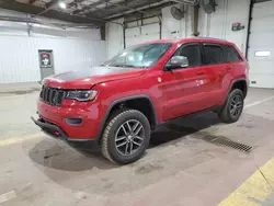 Jeep salvage cars for sale: 2018 Jeep Grand Cherokee Trailhawk