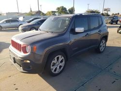 Jeep Vehiculos salvage en venta: 2018 Jeep Renegade Limited