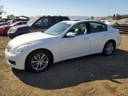 Salvage cars for sale at San Martin, CA auction: 2009 Infiniti G37 Base