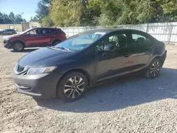 Salvage cars for sale at Knightdale, NC auction: 2013 Honda Civic EX