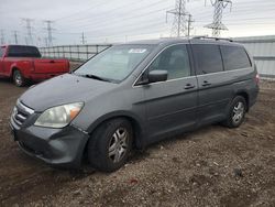 Salvage cars for sale at Elgin, IL auction: 2007 Honda Odyssey EXL