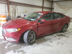 Ford salvage cars for sale: 2017 Ford Fusion SE