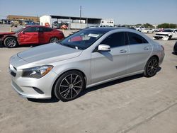 Salvage cars for sale at Grand Prairie, TX auction: 2018 Mercedes-Benz CLA 250