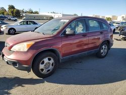 Salvage cars for sale from Copart Martinez, CA: 2008 Honda CR-V LX