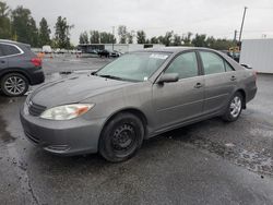 Vehiculos salvage en venta de Copart Portland, OR: 2002 Toyota Camry LE