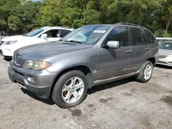 Salvage cars for sale at Austell, GA auction: 2006 BMW X5 3.0I