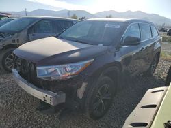 Toyota salvage cars for sale: 2016 Toyota Highlander XLE