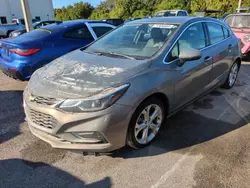 Flood-damaged cars for sale at auction: 2017 Chevrolet Cruze Premier