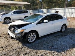 Honda Civic ex salvage cars for sale: 2012 Honda Civic EX