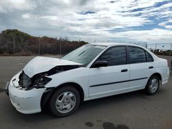 Salvage cars for sale at Kapolei, HI auction: 2004 Honda Civic DX VP