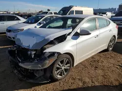 Hyundai Vehiculos salvage en venta: 2018 Hyundai Elantra SEL