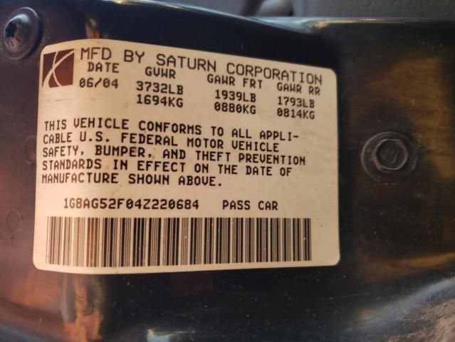 2004 Saturn Ion Level 1