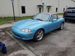 Salvage cars for sale at Riverview, FL auction: 2002 Mazda MX-5 Miata Base