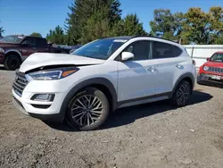 Salvage cars for sale at Finksburg, MD auction: 2021 Hyundai Tucson Limited