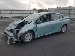 Salvage cars for sale at Assonet, MA auction: 2016 Toyota Prius