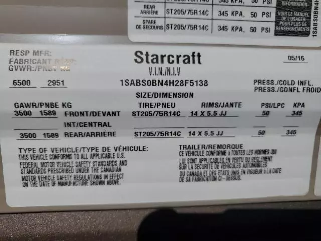 2017 Starcraft Travel Trailer