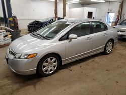 Honda salvage cars for sale: 2008 Honda Civic LX