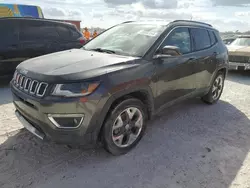 Flood-damaged cars for sale at auction: 2018 Jeep Compass Limited