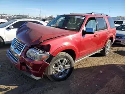 2010 Ford Explorer Limited en venta en Brighton, CO