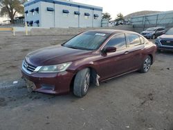 Salvage Cars with No Bids Yet For Sale at auction: 2015 Honda Accord LX