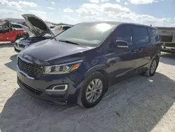 Salvage cars for sale at Arcadia, FL auction: 2019 KIA Sedona LX