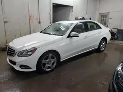 Salvage cars for sale at Madisonville, TN auction: 2016 Mercedes-Benz E 350 4matic