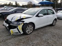 2018 Volkswagen Golf S en venta en Graham, WA