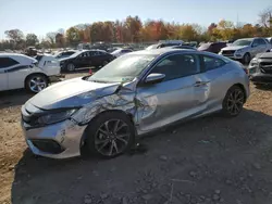 Salvage cars for sale at Chalfont, PA auction: 2020 Honda Civic Sport