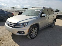 Salvage cars for sale at Houston, TX auction: 2015 Volkswagen Tiguan S