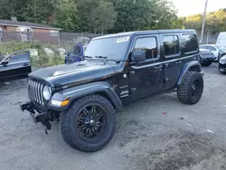 Jeep salvage cars for sale: 2020 Jeep Wrangler Unlimited Sahara