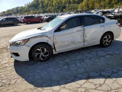 Honda Accord Vehiculos salvage en venta: 2016 Honda Accord LX