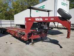 Salvage trucks for sale at Cahokia Heights, IL auction: 2002 WKM Trailer