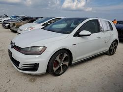 Flood-damaged cars for sale at auction: 2015 Volkswagen GTI