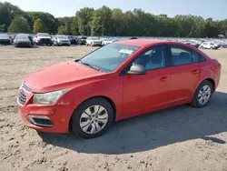 Chevrolet salvage cars for sale: 2016 Chevrolet Cruze Limited LS