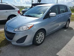 Salvage cars for sale at Riverview, FL auction: 2013 Mazda 5