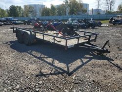 Salvage trucks for sale at Central Square, NY auction: 2006 Dhjo Trailer