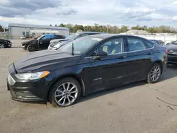 Salvage cars for sale at Pennsburg, PA auction: 2017 Ford Fusion S Hybrid