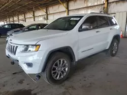 Salvage cars for sale at Phoenix, AZ auction: 2014 Jeep Grand Cherokee Limited