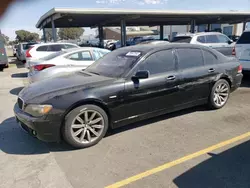 Salvage cars for sale at Hayward, CA auction: 2007 BMW 750