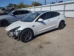 Salvage cars for sale at Sacramento, CA auction: 2022 Tesla Model 3