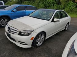 Salvage cars for sale at Riverview, FL auction: 2011 Mercedes-Benz C 300 4matic