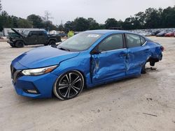 Salvage cars for sale at auction: 2021 Nissan Sentra SR