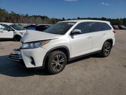 Salvage cars for sale from Copart Gaston, SC: 2019 Toyota Highlander LE