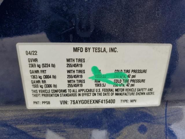 2022 Tesla Model Y