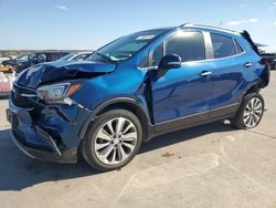 Salvage cars for sale from Copart Grand Prairie, TX: 2019 Buick Encore Preferred