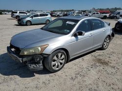 Salvage cars for sale at Houston, TX auction: 2010 Honda Accord EXL