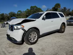 Salvage cars for sale from Copart Fort Pierce, FL: 2015 Dodge Durango SXT