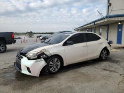 Salvage cars for sale at Memphis, TN auction: 2014 Toyota Corolla ECO